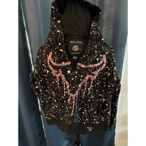 Switch Remarkable Black Splatter Hoodie - Size M (10-12) - Unique Design